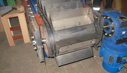 Новый конвейер для песка доставлен заказчику