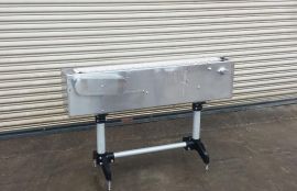 Конвейер пластинчатый с пластиковой цепью для  транспортировки упакованных шлангов ПВХ после термосушки - фото 5