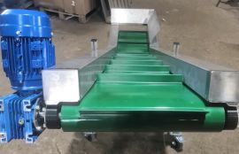 Ленточный L-образный конвейер для термопластавтомата для Группы компаний «ИНКОЭР» - фото 7