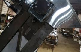 Объект: Конвейер для перемещения остатков вафель для компании Nestle