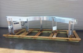 Поворотный модульный конвейер для куриной продукции - фото 5