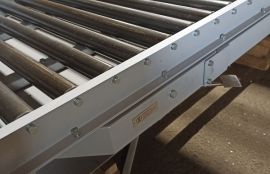 Конвейерная система для перемещения паллет с изделиями из литьевого мрамора для компании Версалия из Нижнего Новгорода - фото 3