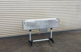 Конвейер пластинчатый с пластиковой цепью для  транспортировки упакованных шлангов ПВХ после термосушки - фото 4