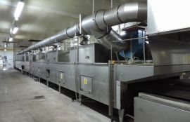 Конвейер с нержавеющей сеткой, установленной в двухдиапазонной печи - фото 3