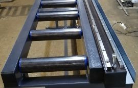 Неприводной рольганг с электронной линейкой для «Интерстекло-проект» - фото 2