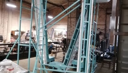 5 вертикальных конвейеров для сыпучих продуктов для компании Татрус