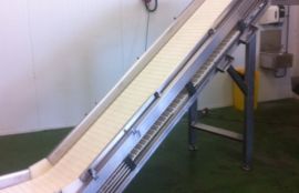 Объект: Z-образный модульный конвейер для морепродуктов