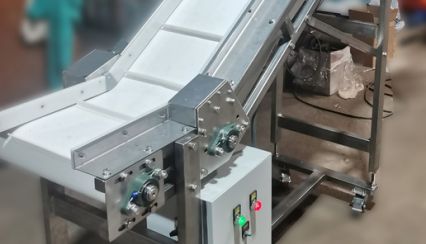 Ленточный мобильный Z-образный конвейер для компании Дымов (ООО 