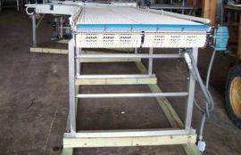 Сетчатый поворотный конвейер с полиуретановой сеткой для транспортировки пластиковых бутылок с маслом - фото 3